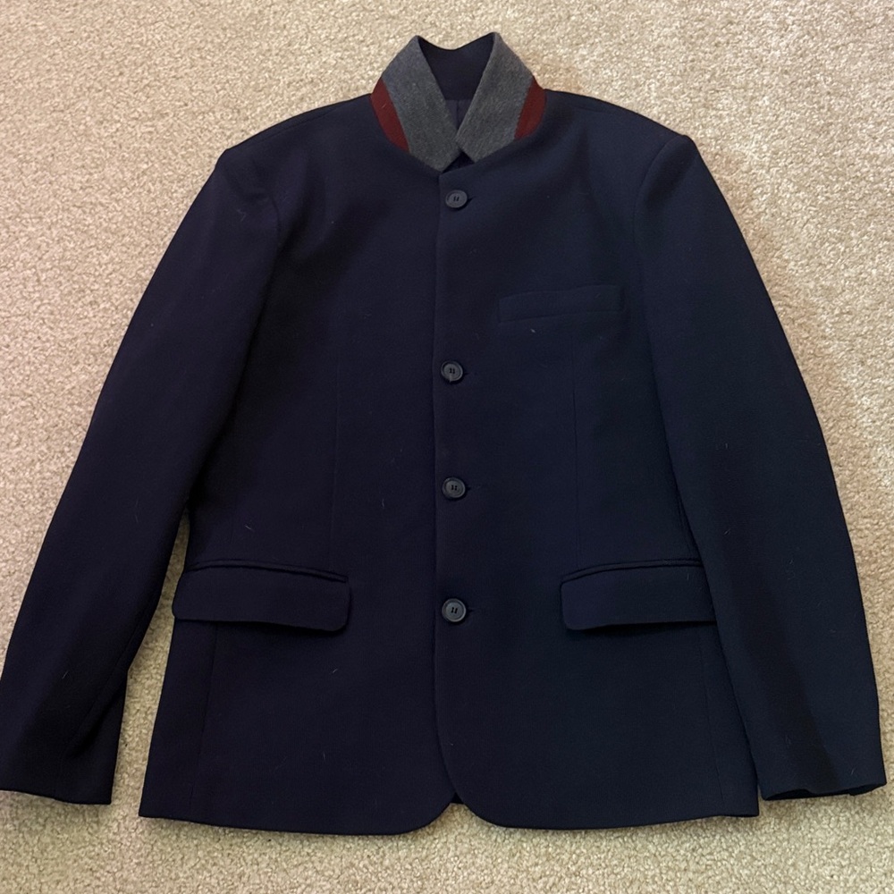 Myung sung classic navy blue jacket / blazer